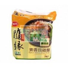 味丹隨緣素香菇雞麵(有調理包)3包裝