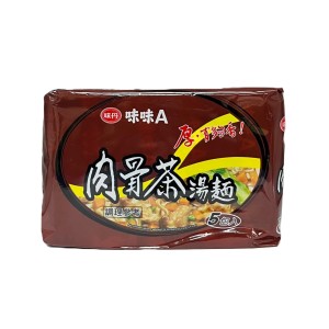 味丹 味味A肉骨茶湯麵(5入) 85g*5/6