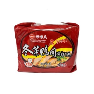 味丹 味味A冬菜鴨肉湯粉絲(4入) 60g*4/6