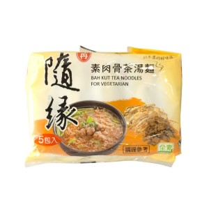 味丹 隨緣素肉骨茶湯麵(5入) 90g*5/6