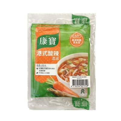 康寶 濃湯港式酸辣(2入) 46.6g*2