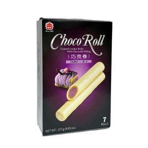 義美 巧克卷(香芋) 137g/12