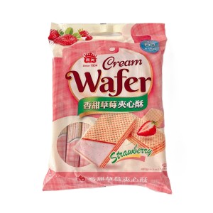 IM Strawberry Cream Wafers 400g/8
