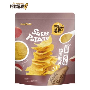 阿甘薯叔 地瓜脆片(蘋果咖哩) 80g/12