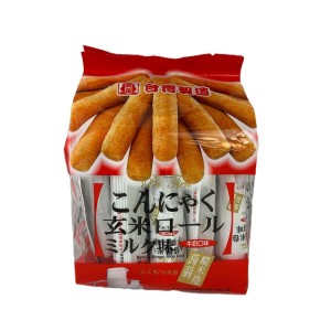 北田 蒟蒻糙米捲(牛奶口味) 160g/12