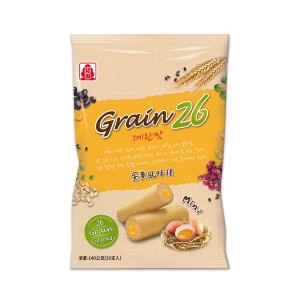 北田 迷你蛋黃風味捲 140g/12