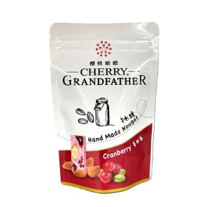 櫻桃爺爺 特級牛軋糖(蔓越莓味) 100g/35