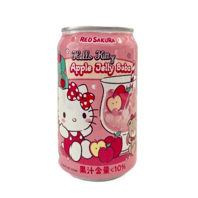 紅櫻花 蘋果蘆薈爆珠飲 310ml