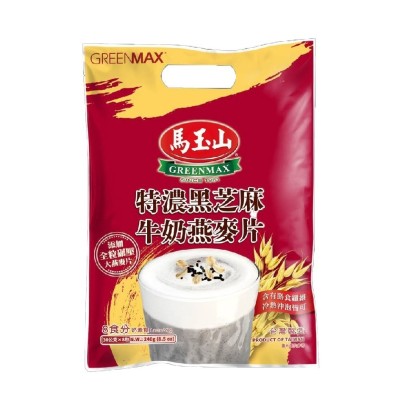 馬玉山 特濃黑芝麻牛奶燕麥片 30g*8