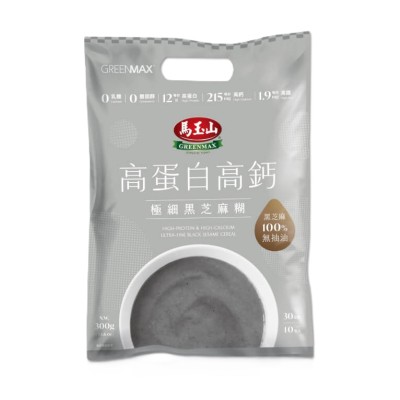 馬玉山 高蛋白高鈣極細黑芝麻糊 300g