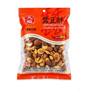 九福 蠶豆酥 辣味 160g
